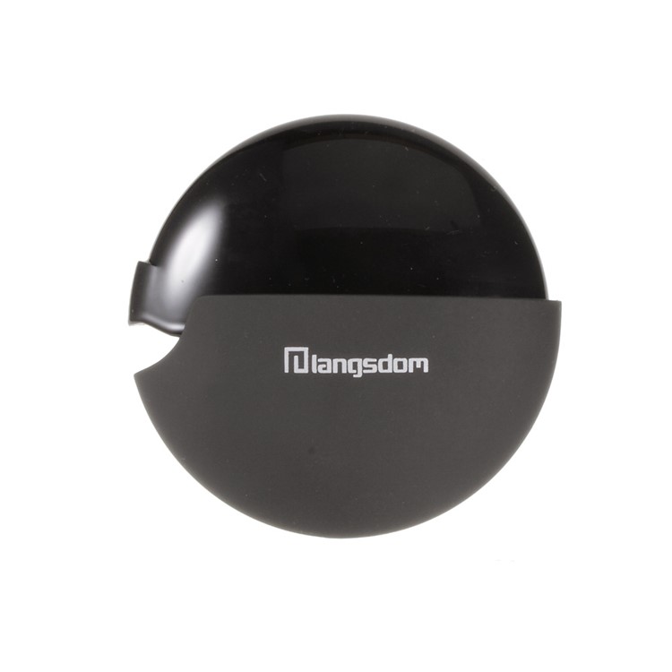 LANGSTON UFO Shape In-ear Earphone Container Box - Black-2