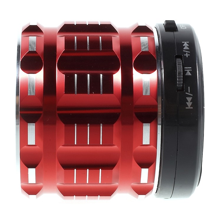 S28 Metal Shell Mini Stereo Bluetooth Speaker with Microphone for iPhone Samsung Sony - Red-6