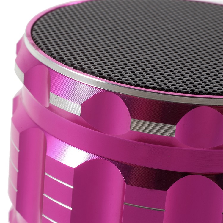 S28 Metal Shell Mini Stereo Bluetooth Speaker with Microphone for iPhone Samsung Sony - Rose-6