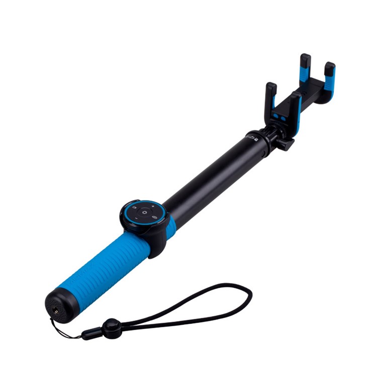MOMAX Selfie Hero XL Touchless Stick Extendable Self-portrait Monopod - Blue / Yellow-9