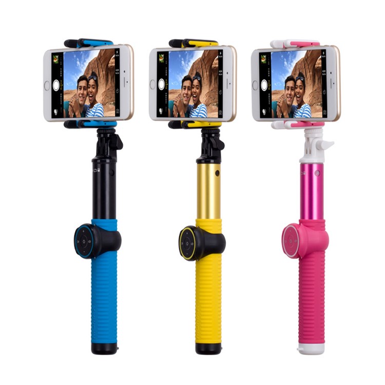 MOMAX Selfie Hero 100cm Touchless Selfie Pod with Bluetooth Remote Shutter - Rose-11