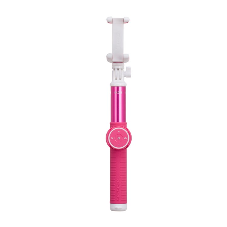 MOMAX Selfie Hero 100cm Touchless Selfie Pod with Bluetooth Remote Shutter - Rose-7