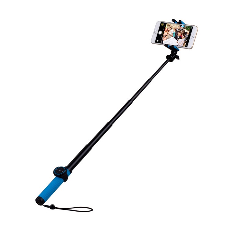 MOMAX Selfie Hero Touchless Gesture Shooting Bluetooth Selfie Stick Extendable, Max Length: 70cm - Blue-1
