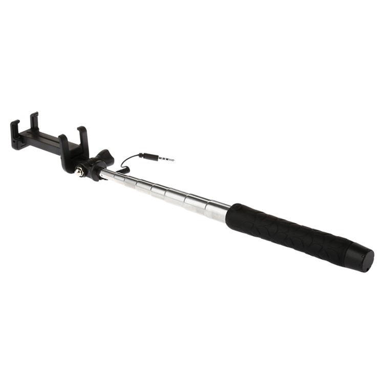 BASEUS 3.5mm Audio Wire Control Extendable Mini Handheld Selfie Stick - Black-6