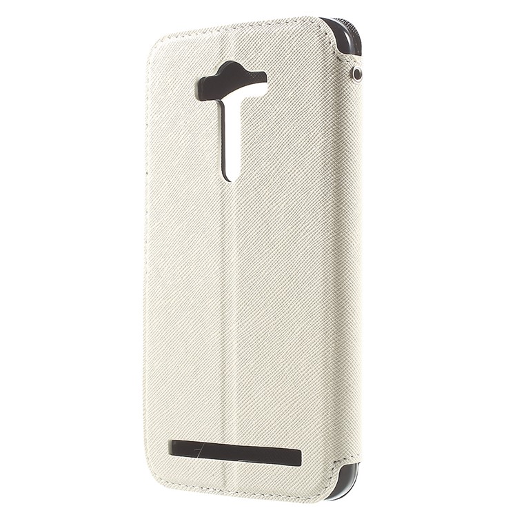 ROAR KOREA Diary View Window Leather Case for Asus Zenfone 2 Laser ZE550KL ZE551KL - White-2