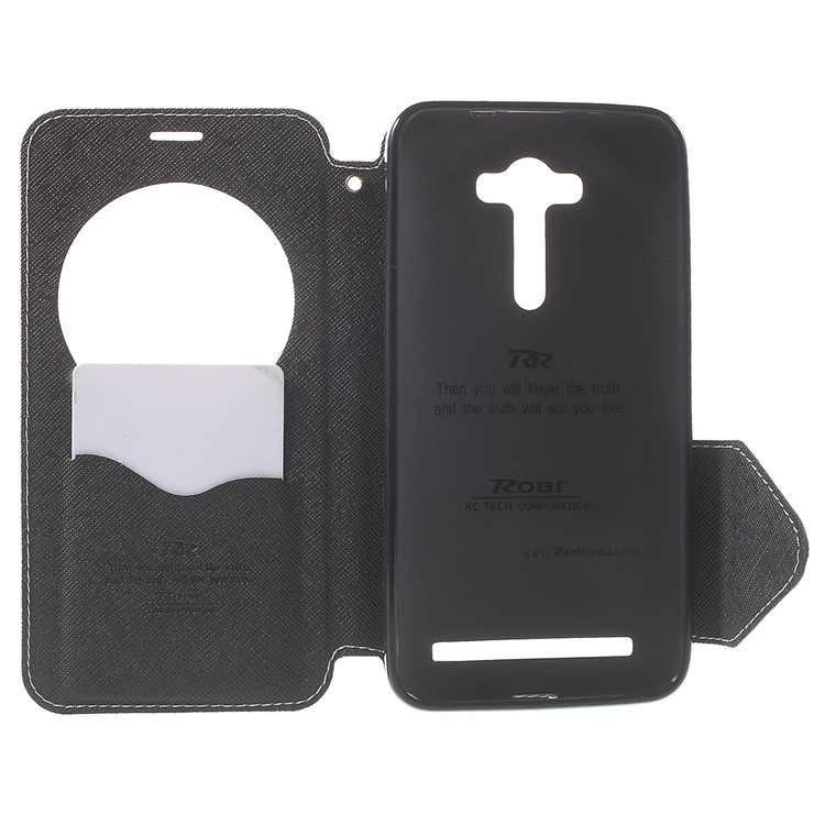 ROAR KOREA Diary View Window Leather Case for Asus Zenfone 2 Laser ZE550KL ZE551KL - White-4
