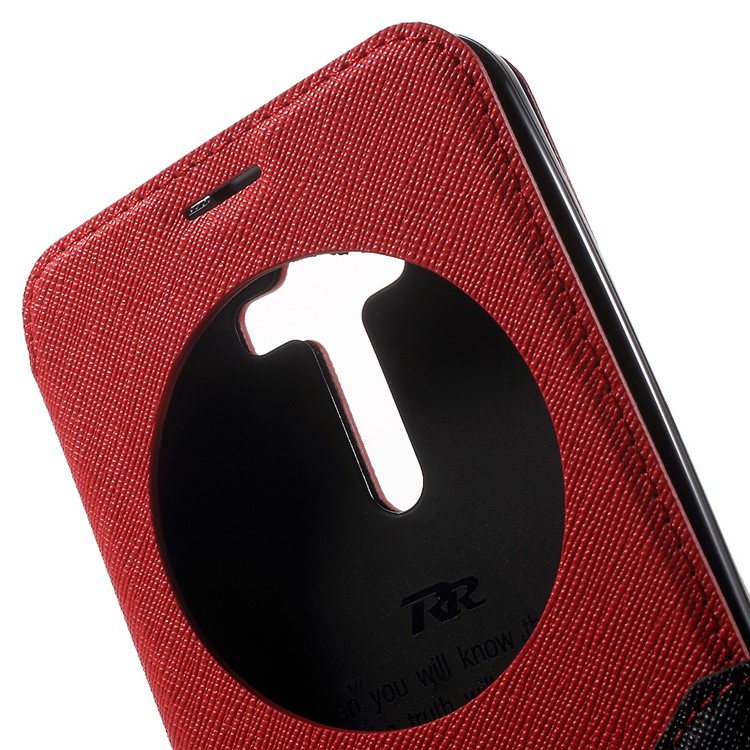 ROAR KOREA Diary View Window Leather Shell for Asus Zenfone 2 Laser ZE550KL ZE551KL - Red-7