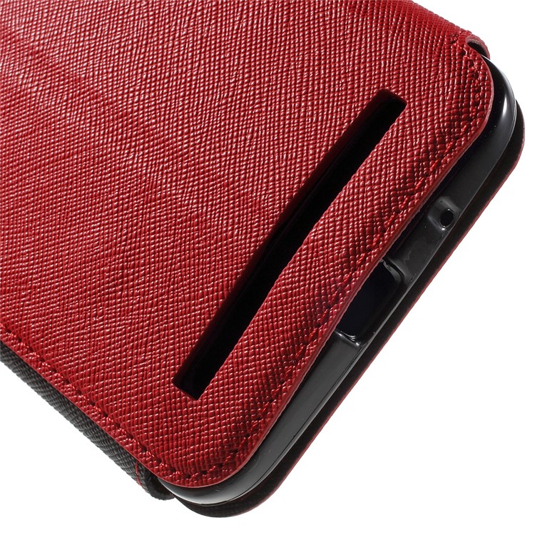 ROAR KOREA Diary View Window Leather Shell for Asus Zenfone 2 Laser ZE550KL ZE551KL - Red-8