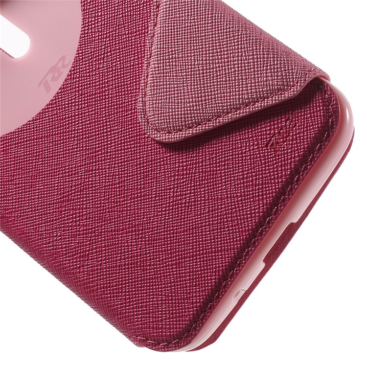 ROAR KOREA Diary View Window Leather Case for Asus Zenfone 2 Laser ZE550KL ZE551KL - Rose-7