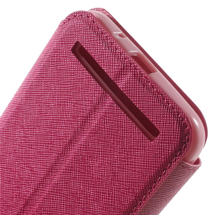 ROAR KOREA Diary View Window Leather Case for Asus Zenfone 2 Laser ZE550KL ZE551KL - Rose-8