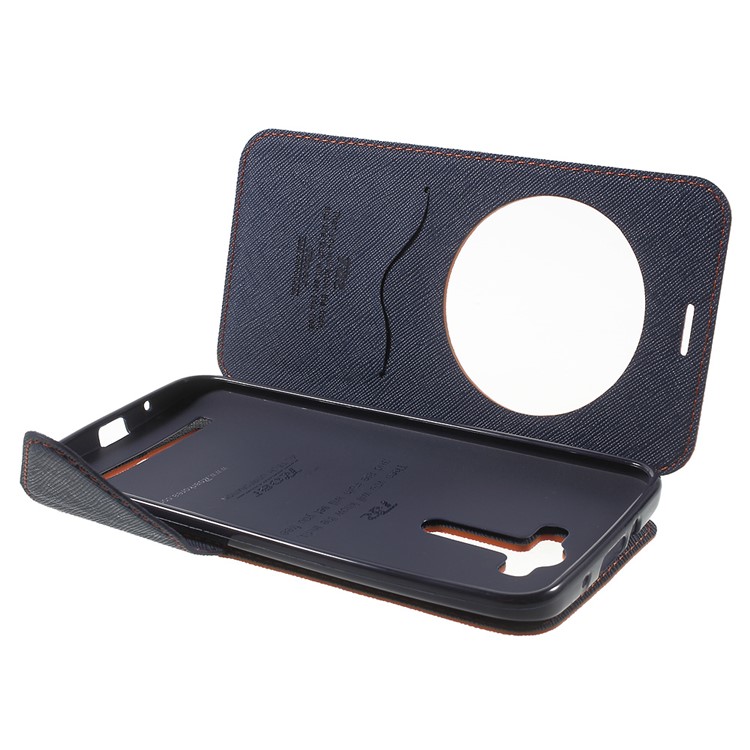 ROAR KOREA Diary View Window Leather Cover for Asus Zenfone 2 Laser ZE550KL ZE551KL - Orange-5