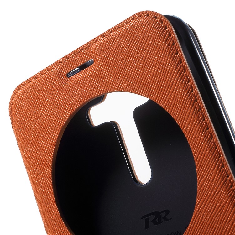 ROAR KOREA Diary View Window Leather Cover for Asus Zenfone 2 Laser ZE550KL ZE551KL - Orange-7