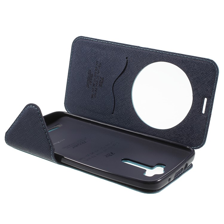 ROAR KOREA Diary View Window Leather Case for Asus Zenfone 2 Laser ZE550KL ZE551KL - Light Blue-5