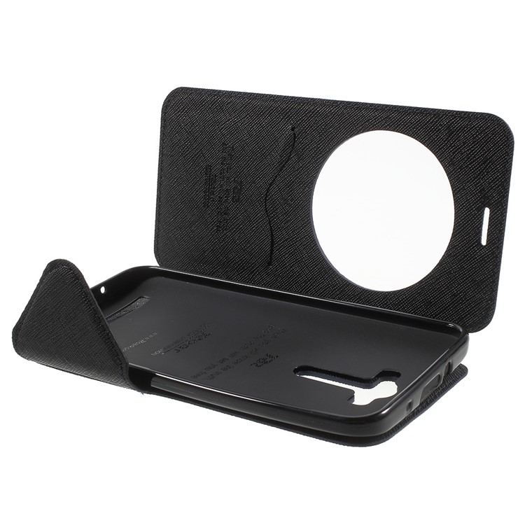 ROAR KOREA Diary View Window Leather Case for Asus Zenfone 2 Laser ZE550KL ZE551KL - Dark Blue-5