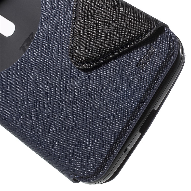 ROAR KOREA Diary View Window Leather Case for Asus Zenfone 2 Laser ZE550KL ZE551KL - Dark Blue-7