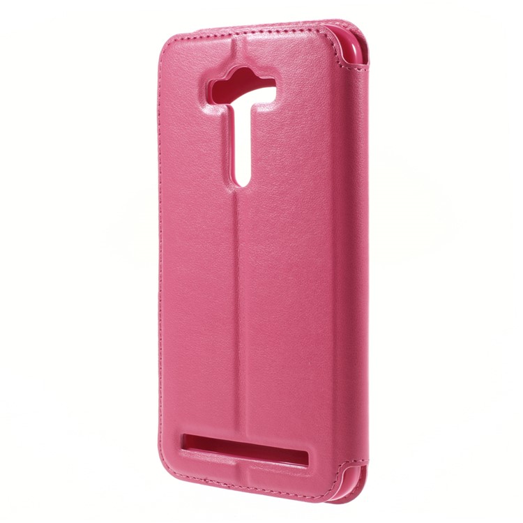 ROAR Noble Window View Leather Cover for Asus Zenfone 2 Laser ZE550KL ZE551KL - Rose-2