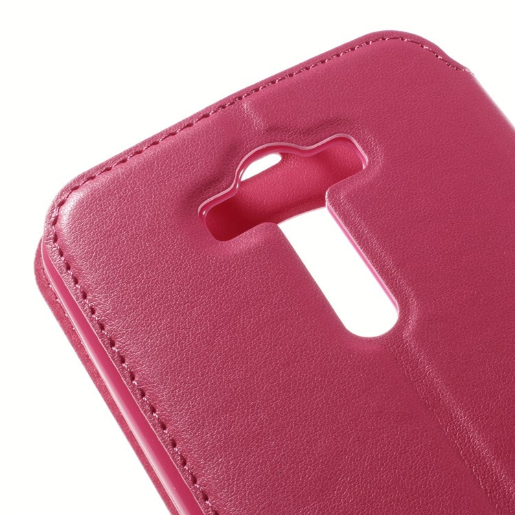 ROAR Noble Window View Leather Cover for Asus Zenfone 2 Laser ZE550KL ZE551KL - Rose-9
