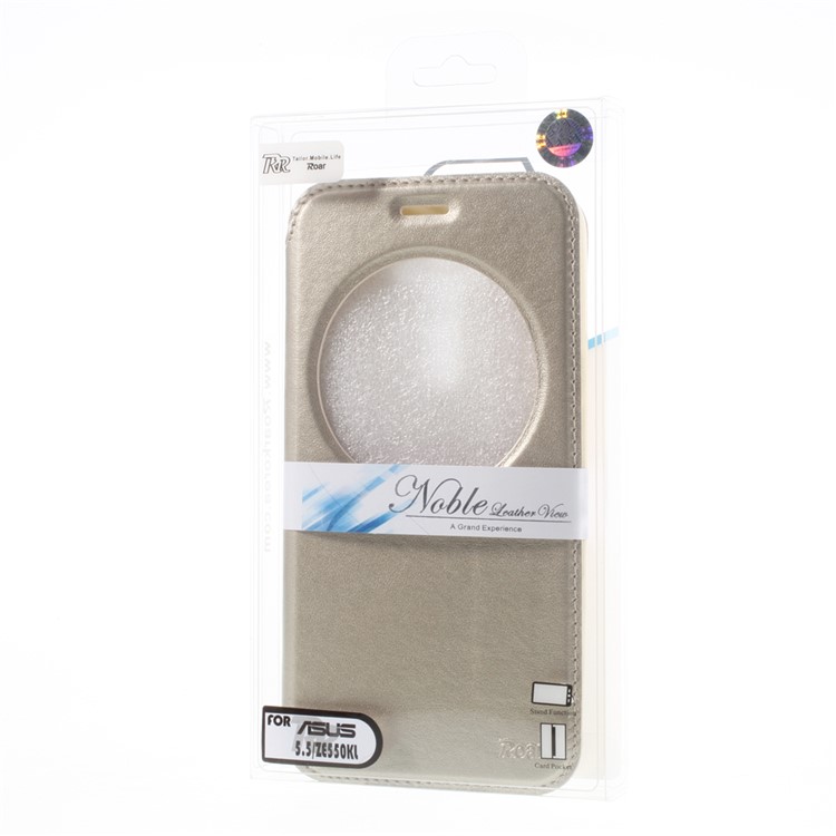 ROAR KOREA Noble Leather View Case for Asus Zenfone 2 Laser ZE550KL ZE551KL - Champagne-10
