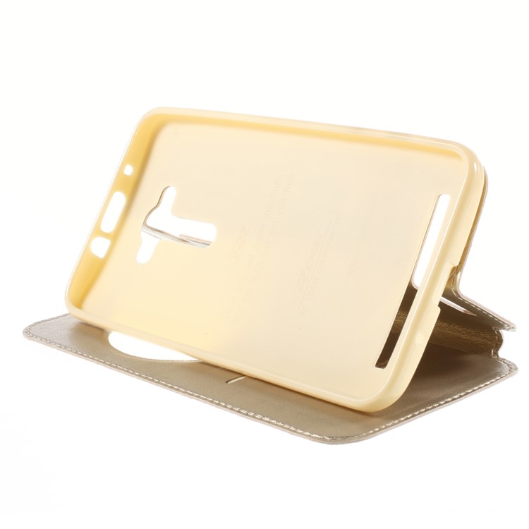 ROAR KOREA Noble Leather View Case for Asus Zenfone 2 Laser ZE550KL ZE551KL - Champagne-4