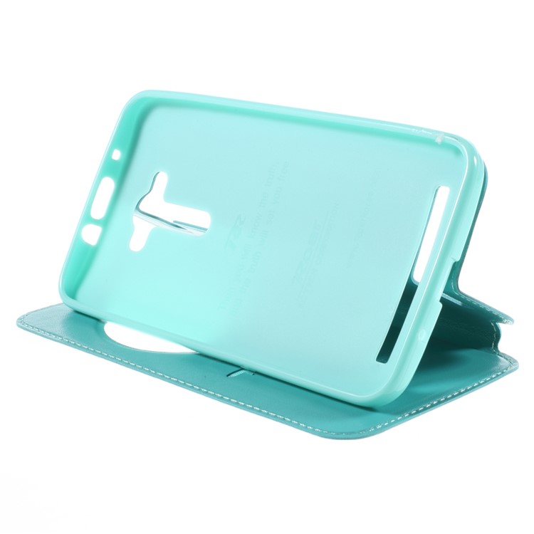 ROAR KOREA Noble Leather View Cover for Asus Zenfone 2 Laser ZE550KL ZE551KL - Baby Blue-4