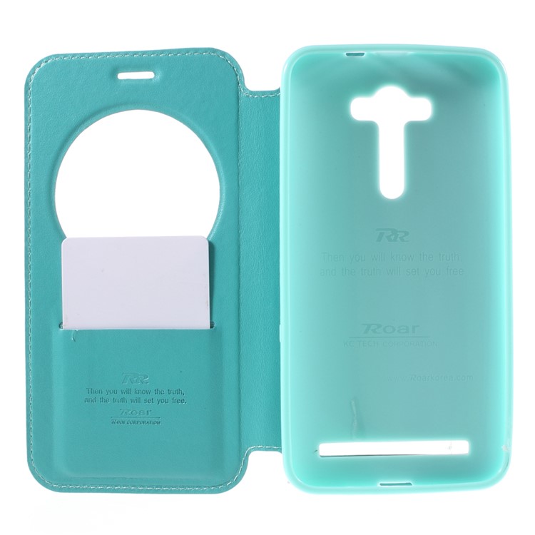 ROAR KOREA Noble Leather View Cover for Asus Zenfone 2 Laser ZE550KL ZE551KL - Baby Blue-6
