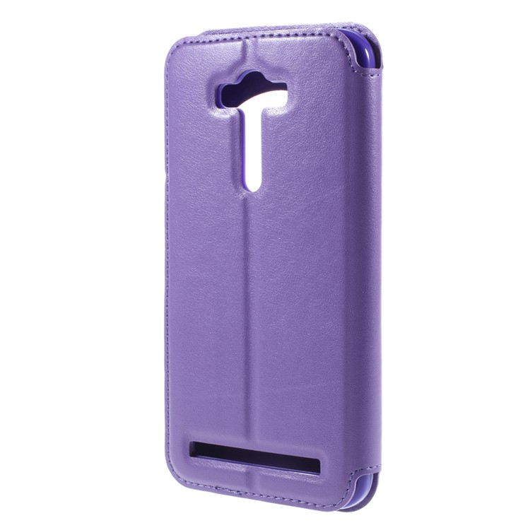 ROAR KOREA for Asus Zenfone 2 Laser ZE550KL ZE551KL Noble Window View Leather Cover - Purple-2