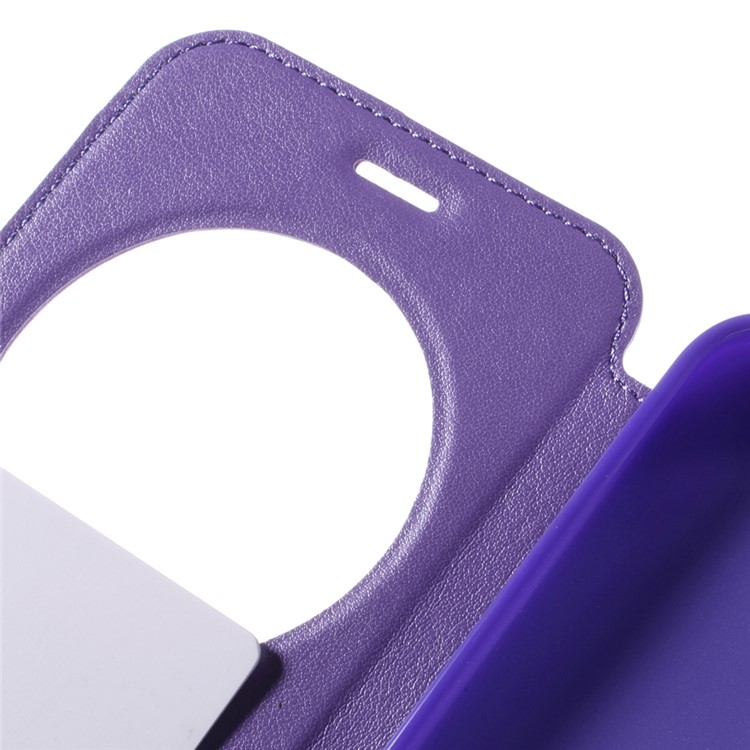 ROAR KOREA for Asus Zenfone 2 Laser ZE550KL ZE551KL Noble Window View Leather Cover - Purple-7