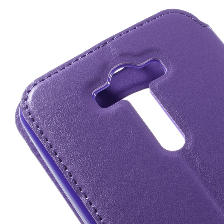 ROAR KOREA for Asus Zenfone 2 Laser ZE550KL ZE551KL Noble Window View Leather Cover - Purple-9