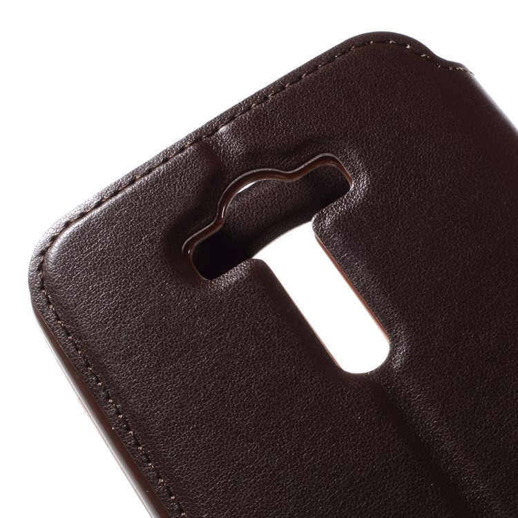 ROAR KOREA Noble Leather View Case Cover for Asus Zenfone 2 Laser ZE550KL ZE551KL - Coffee-9