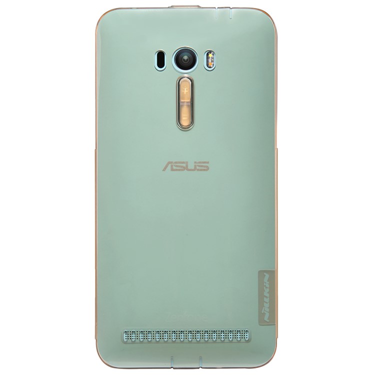 NILLKIN 0.6mm Nature Slim Gel TPU Cover for Asus Zenfone Selfie ZD551KL - Brown-1