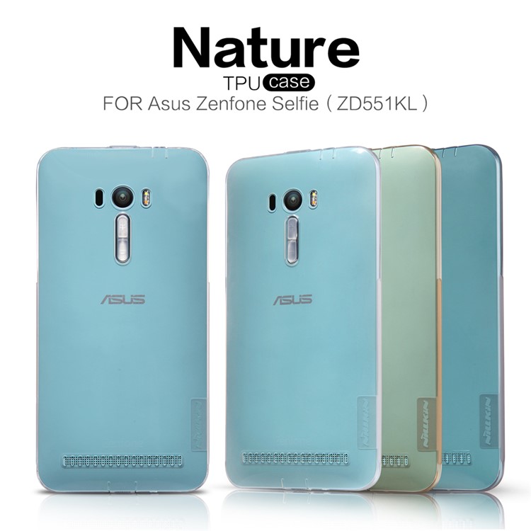 NILLKIN 0.6mm Nature Slim Gel TPU Cover for Asus Zenfone Selfie ZD551KL - Brown-7