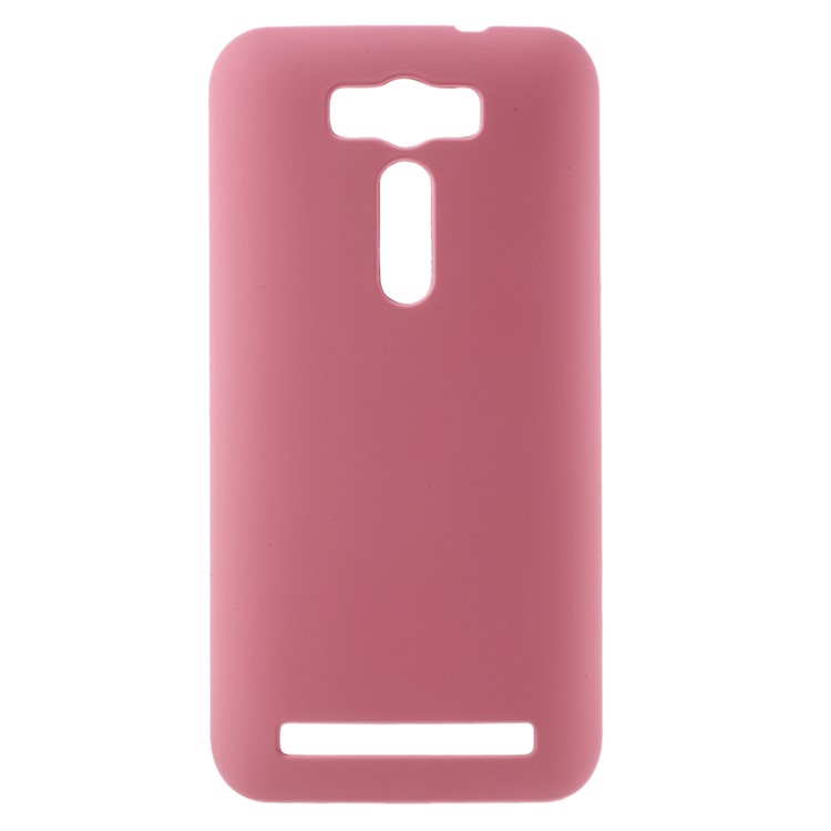 Rubberized PC Hard Case Shell for Asus Zenfone 2 Laser ZE500KL 5.0-inch - Pink-1