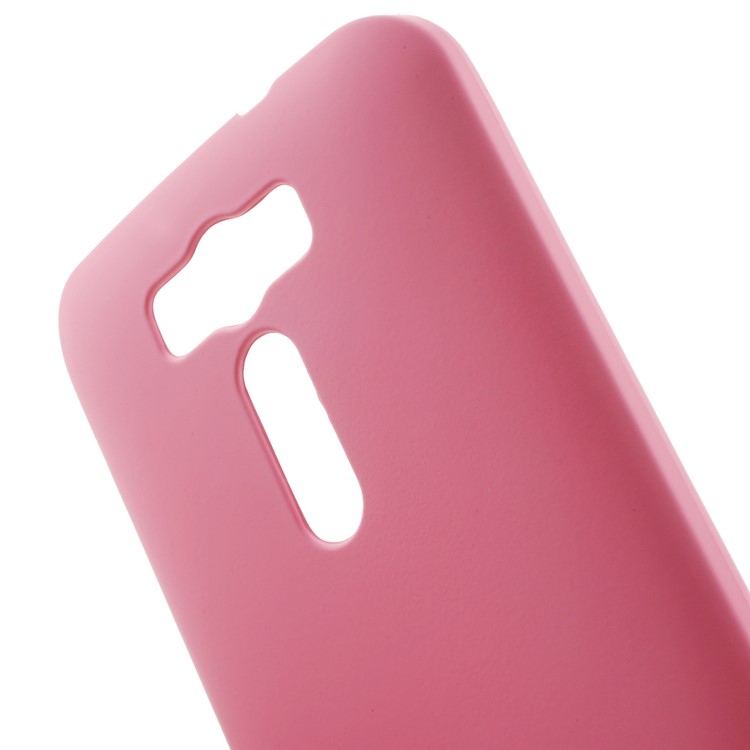 Rubberized PC Hard Case Shell for Asus Zenfone 2 Laser ZE500KL 5.0-inch - Pink-4