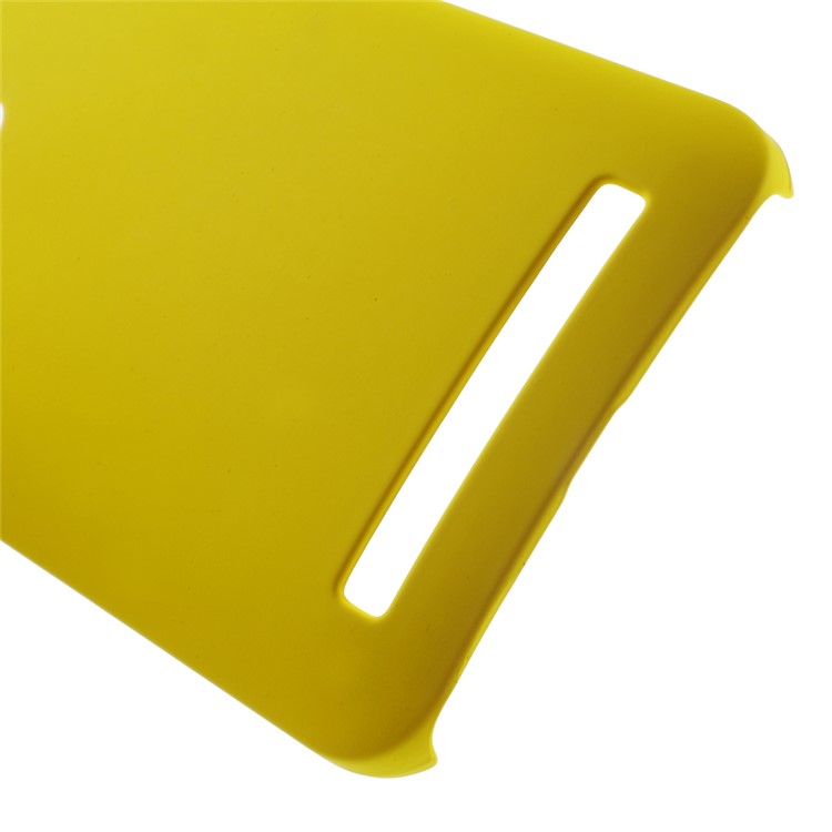 Rubberized Hard Plastic Cover for Asus Zenfone 2 Laser ZE500KL 5.0-inch - Yellow-3
