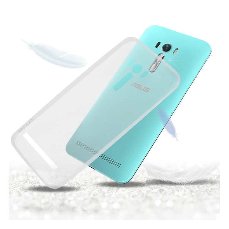 LENUO Lotto Series Slim TPU Phone Case for Asus Zenfone Selfie ZD551KL - Transparent-3