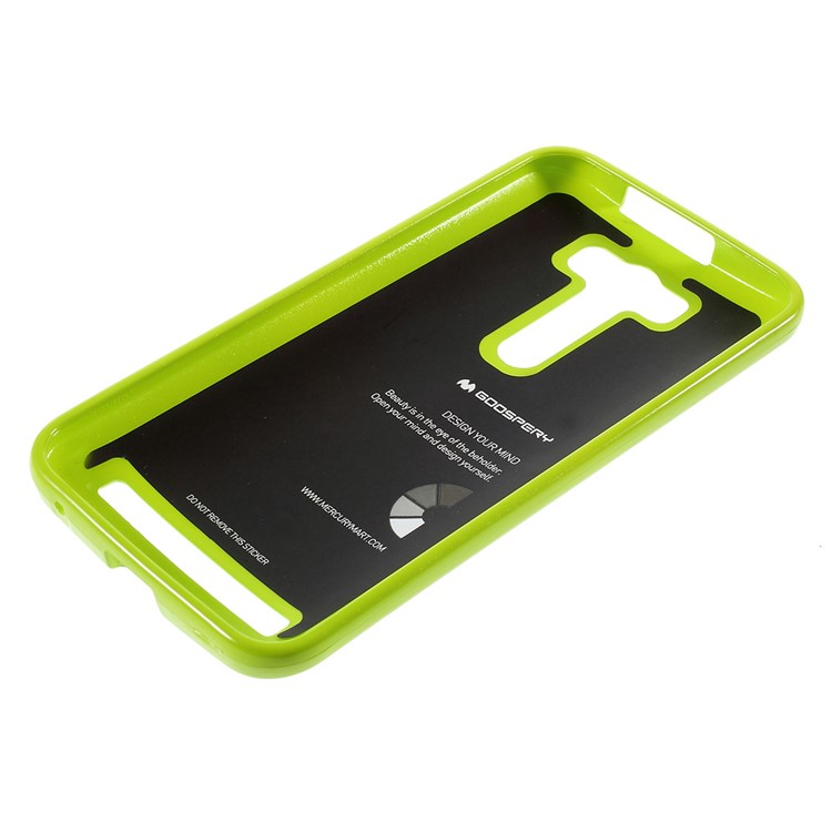 MERCURY GOOSPERY Glitter Powder TPU Back Case for Asus Zenfone 2 Laser ZE500KG ZE500KL 5.0-inch - Green-3