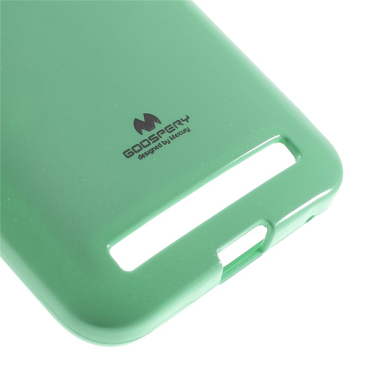 MERCURY GOOSPERY Glitter Powder TPU Skin Case for Asus Zenfone 2 Laser ZE500KG ZE500KL 5.0-inch - Cyan-5