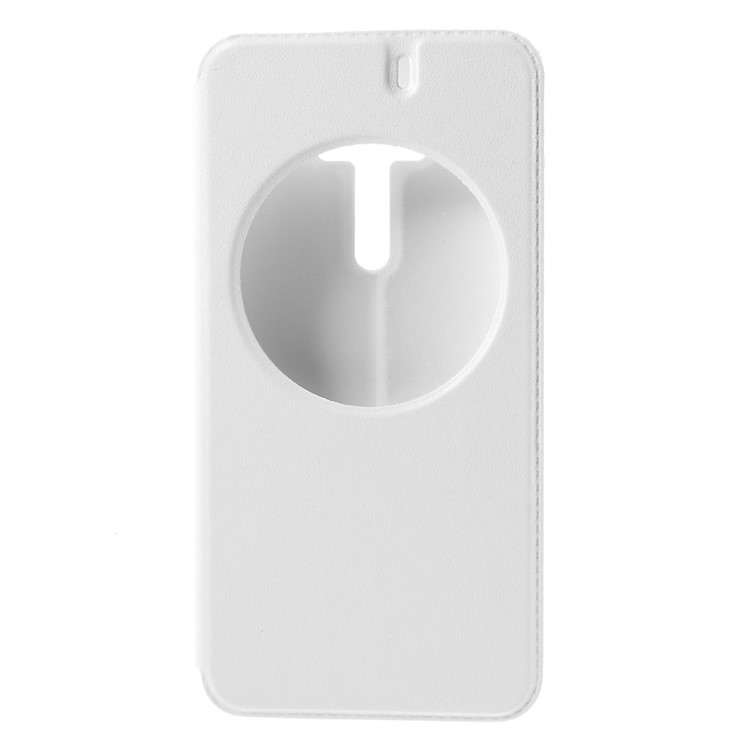 View Window Smart Leather Cover for Asus Zenfone Selfie ZD551KL - White-3
