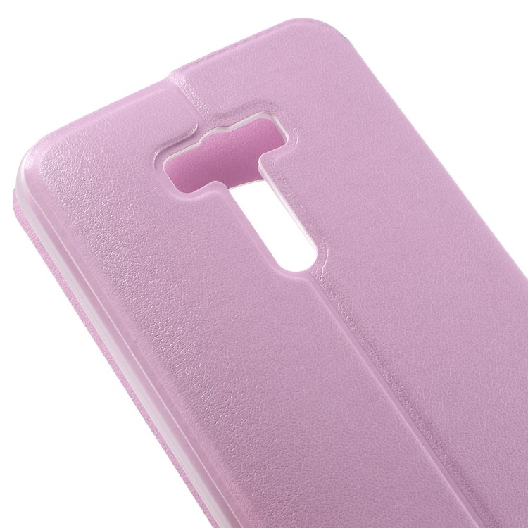 View Window Smart Leather Case for Asus Zenfone Selfie ZD551KL - Pink-8
