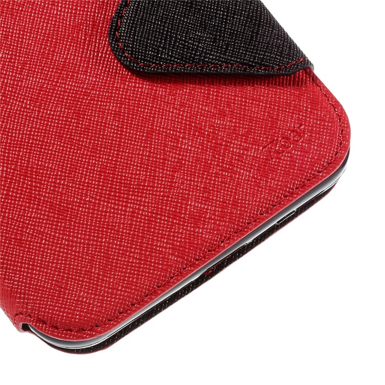 ROAR CORÉIA Janela De Exibição De Diário Capa De Couro Para Asus Zenfone 2 Laser ZE601KL ZE600KL - Vermelho-8