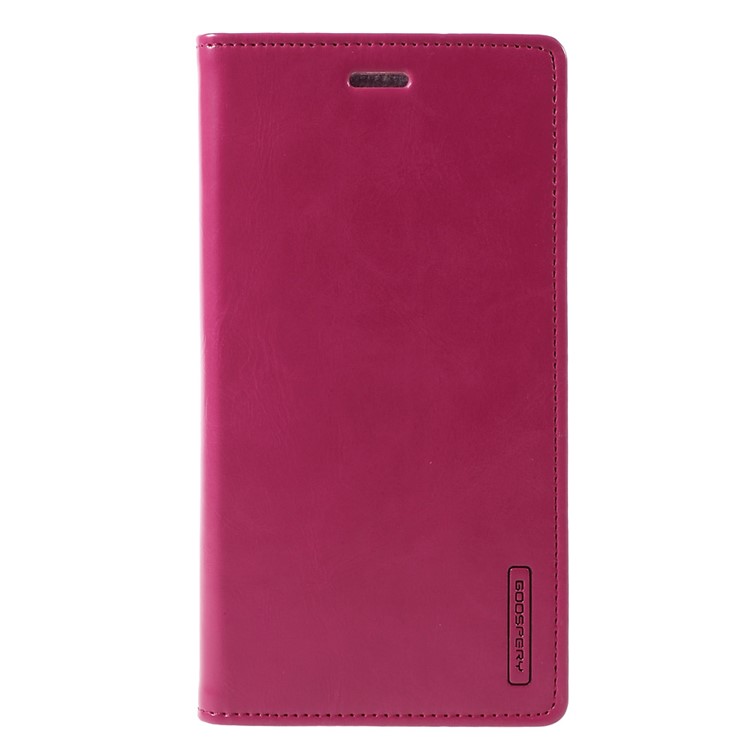 MERCURY GOOSPERY Blue Moon Leather Wallet Cover Case for Asus Zenfone 2 ZE550ML ZE551ML - Rose-3