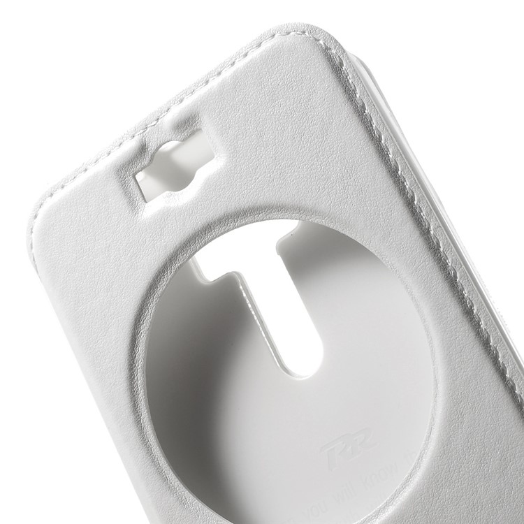ROAR KOREA Noble Leather View Cover for Asus Zenfone Selfie ZD551KL - White-6