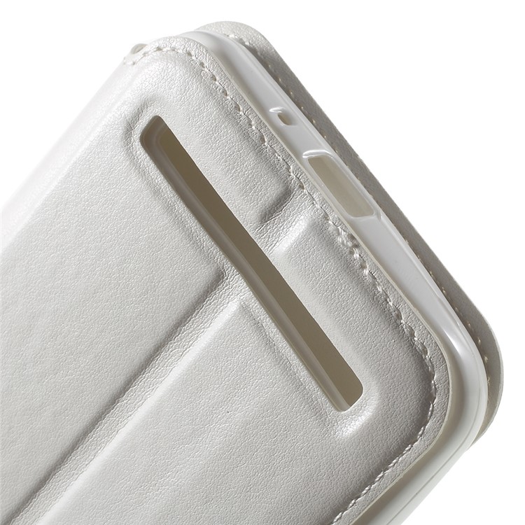 ROAR KOREA Noble Leather View Cover for Asus Zenfone Selfie ZD551KL - White-8
