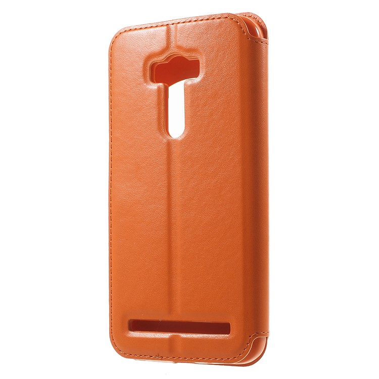 ROAR KOREA Noble View Leather Phone Case for Asus Zenfone Selfie ZD551KL - Orange-2