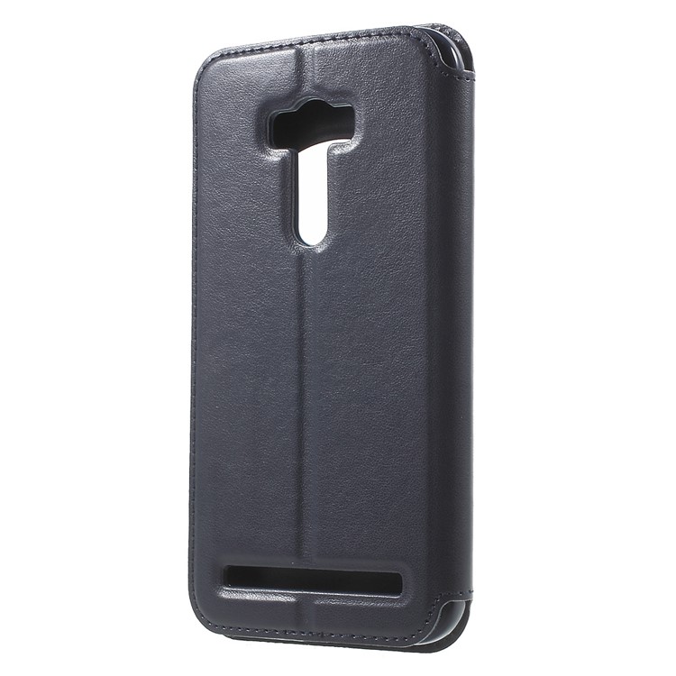 ROAR KOREA Noble Leather View Case for Asus Zenfone Selfie ZD551KL - Dark Blue-2