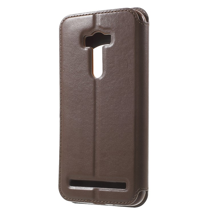 ROAR KOREA Noble Leather View Case for Asus Zenfone Selfie ZD551KL - Brown-2