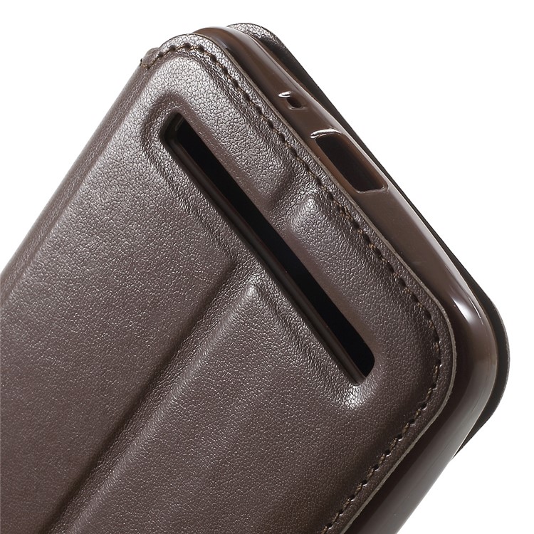 ROAR KOREA Noble Leather View Case for Asus Zenfone Selfie ZD551KL - Brown-8