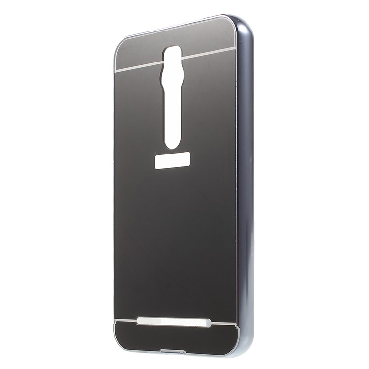 metal bumper mirror like pc back for asus zenfone 2 ze550ml ze551ml black tvc mall metal bumper mirror like pc back for asus zenfone 2 ze550ml ze551ml black tvc mall