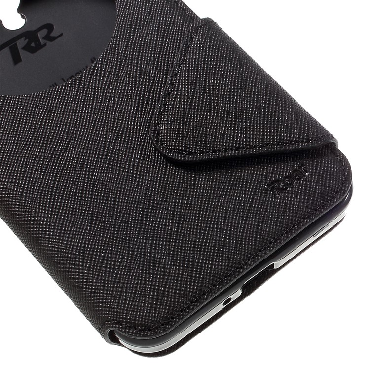 ROAR KOREA Diary View Window Leather Case for Asus Zenfone Go ZC500TG - Black-7