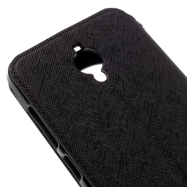 ROAR KOREA Diary View Window Leather Case for Asus Zenfone Go ZC500TG - Black-8